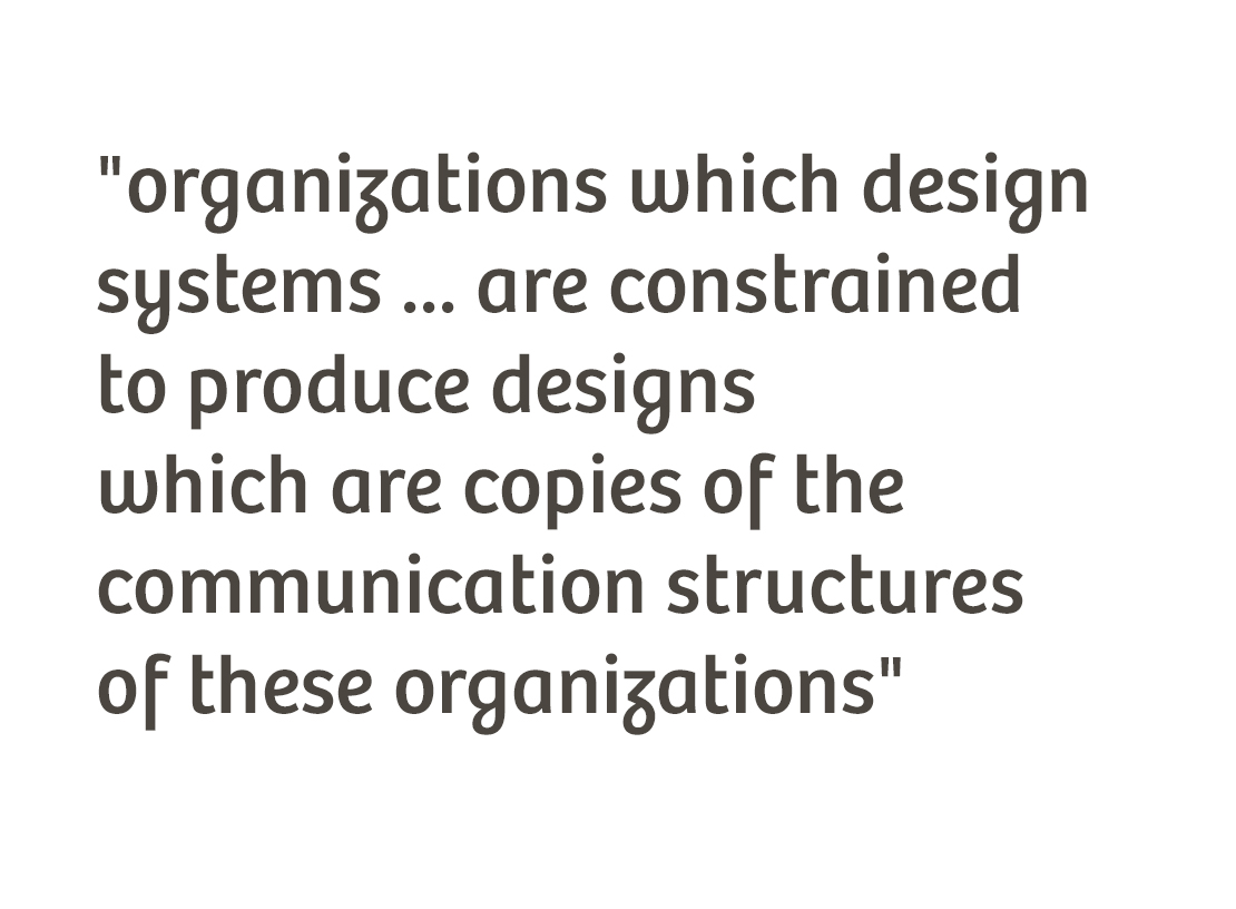 Conway's Law - from the Agile Coach's Toolkit